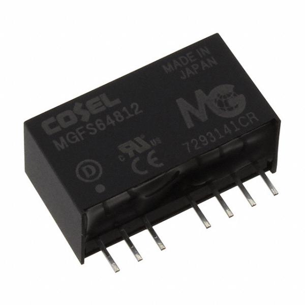 10.5W Isolated Dc Dc Converter Module 18 - 76Vin 15V 0.7A PCB SIP8 MGFS104815