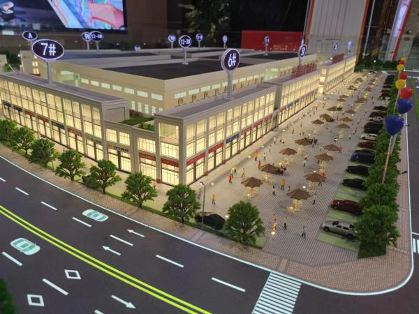 Logistics Distribution Center Scale Model Factory 1:200 Architecture Model