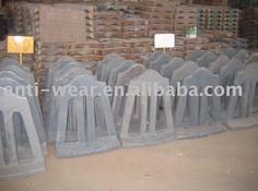 Retension Ring Liners for Cement Mill Hardness More than HRC52 Coal-fired Power Plant
