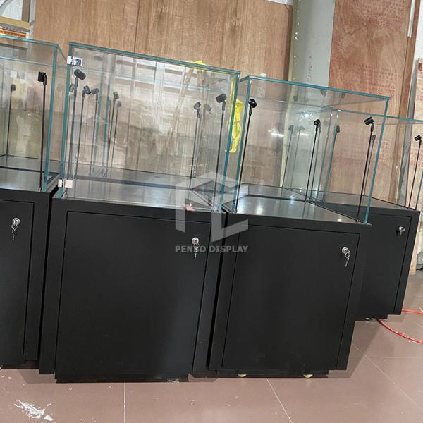EPE Foam Packaging Museum Display Cabinet 10mm Thick Tempered Glass