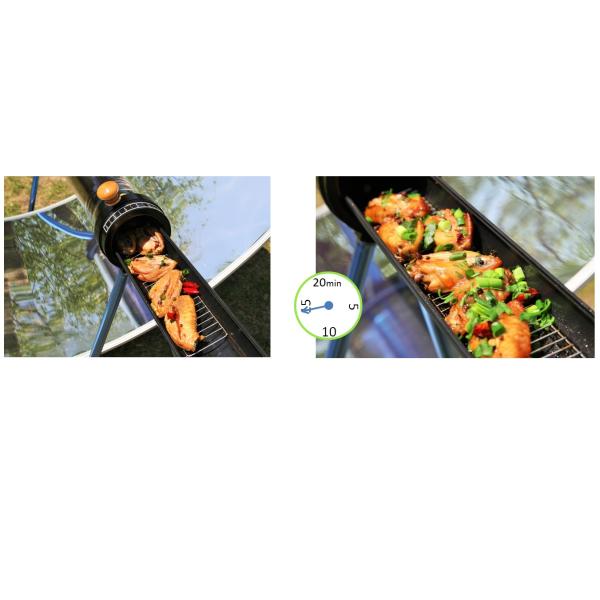 Барбекю ББК солнечной солнечной портативной на открытом воздухе печи солнечное механотронное для семьи