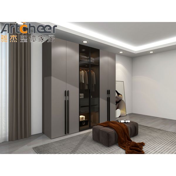 Modern Design Customizable Color Wardrobe with Eco-Friendly Material for Bedroom and Apartment
