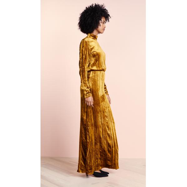 Платье бархата женщин моды одежды макси случайное