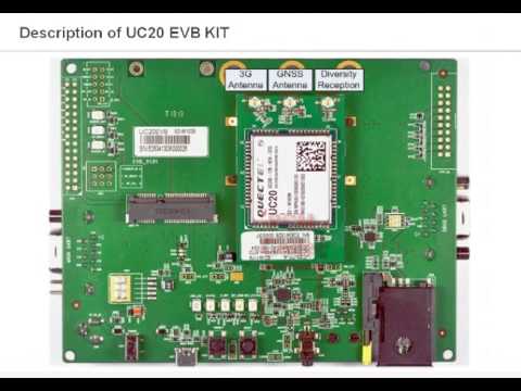 Пакет модуля UC20 LCC UMTS HSPA+ связи 3G QUECTEL беспроволочный