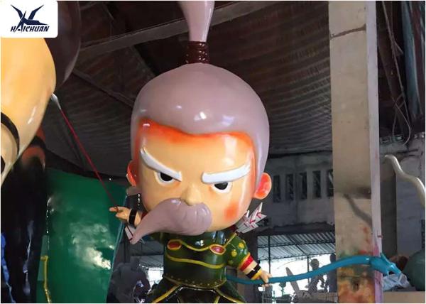 Life-size Fiberglass Figure Statue With Cartoon Shape For Cinema Hall Decoration