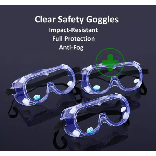 Closed Medical Safety Goggles Anti Splash Anti Fog Goggles Uv Protection