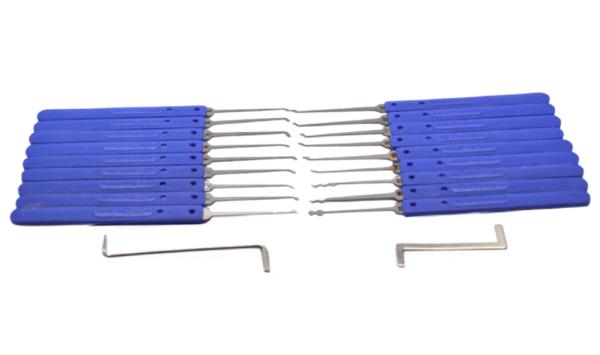 18 pieces KLOM Stainless Steel Lock Pick Set Lock Opener Locksmith Supplies Picks