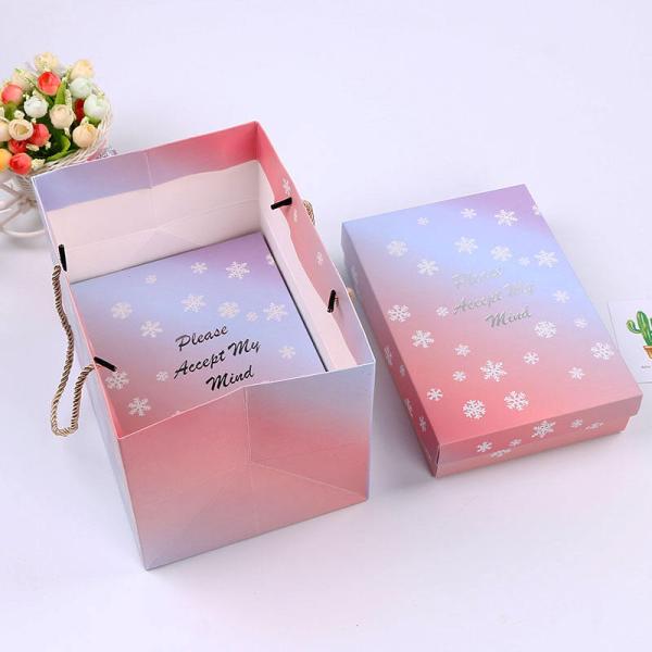 Bolsas de papel de regalo personalizadas con logotipo y manijas para compras e impresión offset