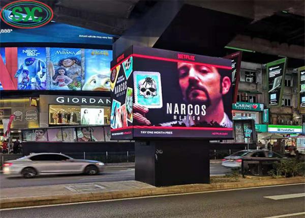 DIP P10 Led Outdoor Advertising Screens Full Color LED Display Outdoor