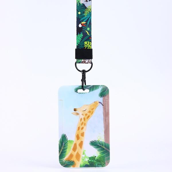 Stylish Deyi Custom Logo Lanyard Card Holder for Your Corporate Events