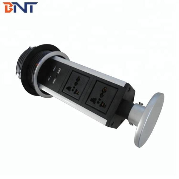 BNT furniture pop up multimedia connector with usb  charging for kitchen  furniture power data jack