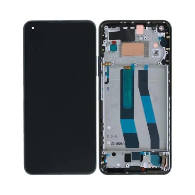 Display écran tactile avec cadre Pour Premium Mi 11 lite NE Noir Panneau d'écran original remis à neuf
