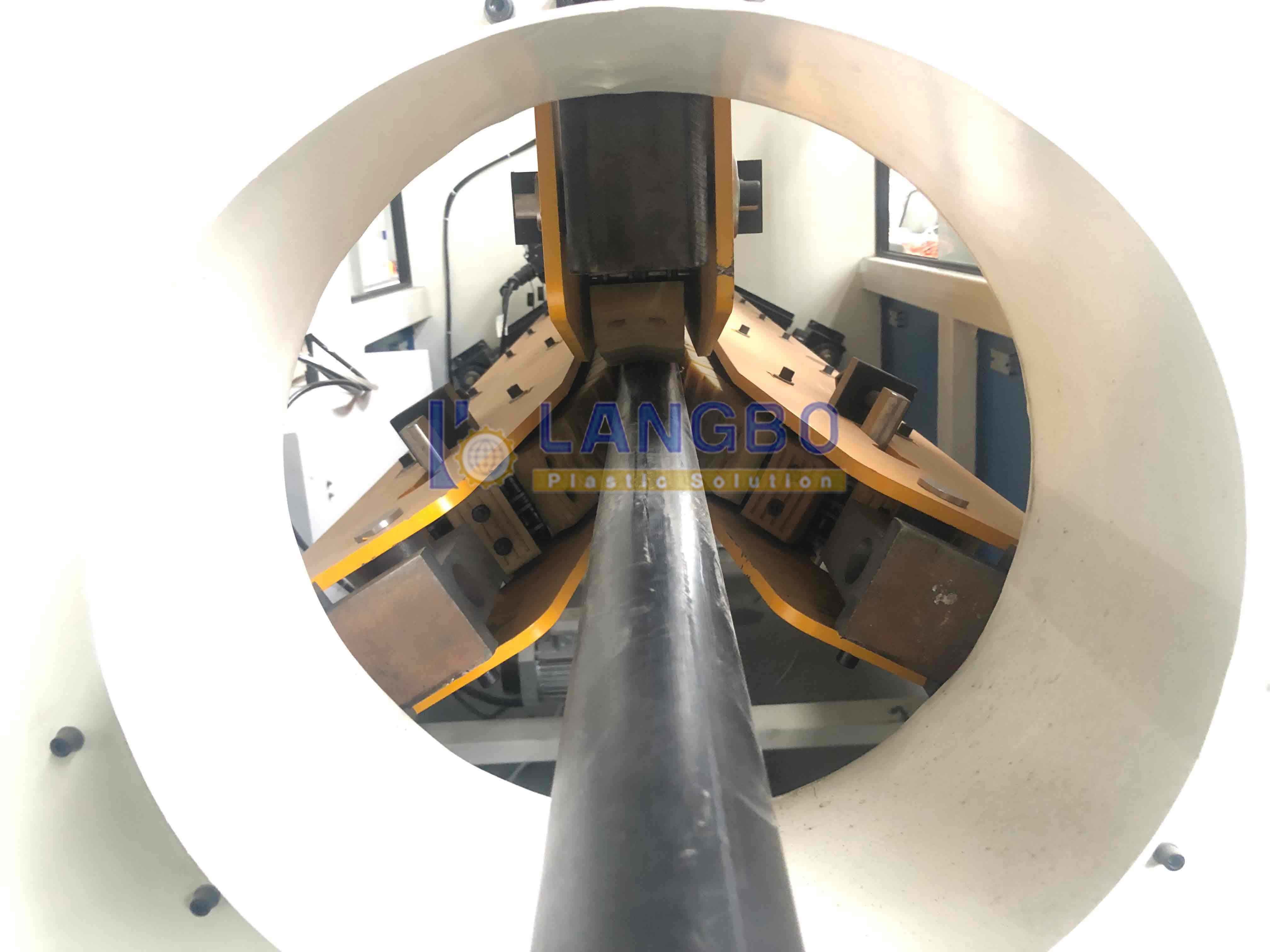 High Productivity HDPE Pipe Extrusion Line Plastic Pipe Extruder HDPE Solid Wall Pipe Extrusion Line
