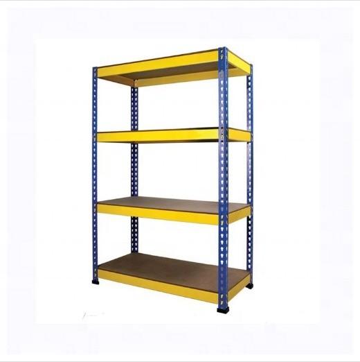 Adjustable Steel Light Duty Shelving 5 Layer Boltless Rack Used in Industrial Storage