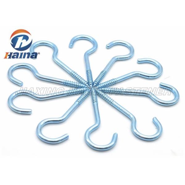 Stainless Steel Eye Bolts For Wood Zinc Plated Open Hook Eye Hole Screw