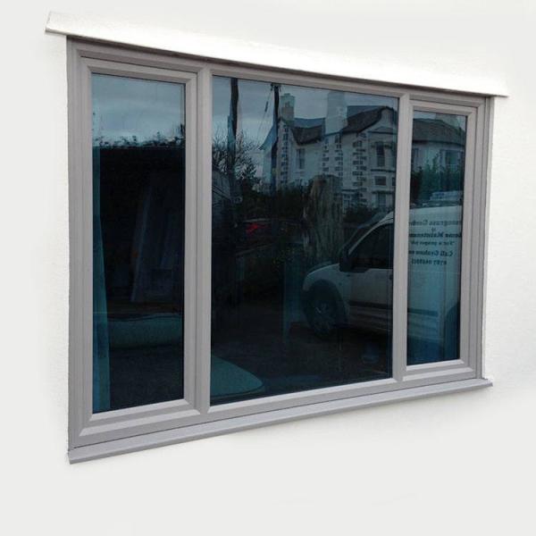 Cadre en alliage d' aluminium Fermées portes et fenêtres en verre trempé, Porte pivotante en verre intérieur, Porte en verre pliable pour balcon