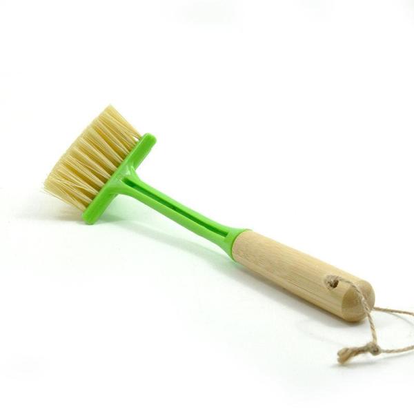 Щетка длинного бака PP лотка ручки деревянного очищая для кухни извлекает очищать