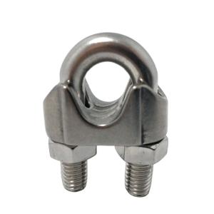 304 / 316 Clip de cable de acero inoxidable con recubrimiento electro galvanizad