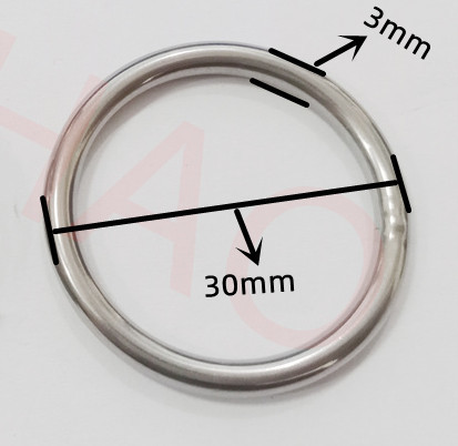 3x30mm Stainless Steel Welded Rings For Insulation Blankets For Pump Thermal And Acoustic Protection