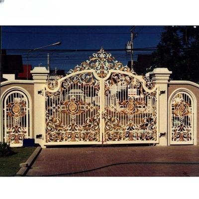 Luxury Antique Wrought Iron Pipe Designs Main Gate for Home Garden Or Outdoors
