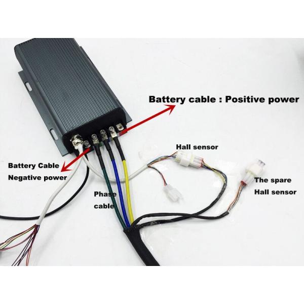 72v 5000W Electric Bike Kit Brushless Gearless Hub Motor With Batteries / TFT Color Display
