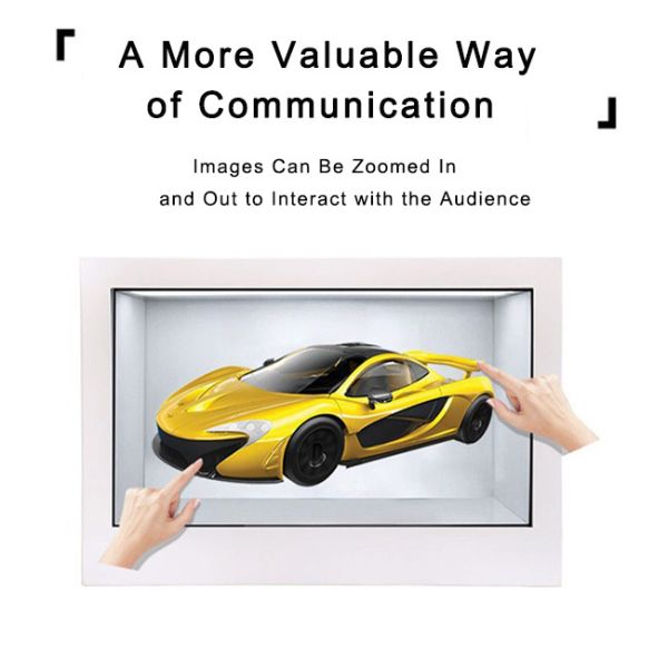 high quality multi touch 43 inch transparent advertising display price