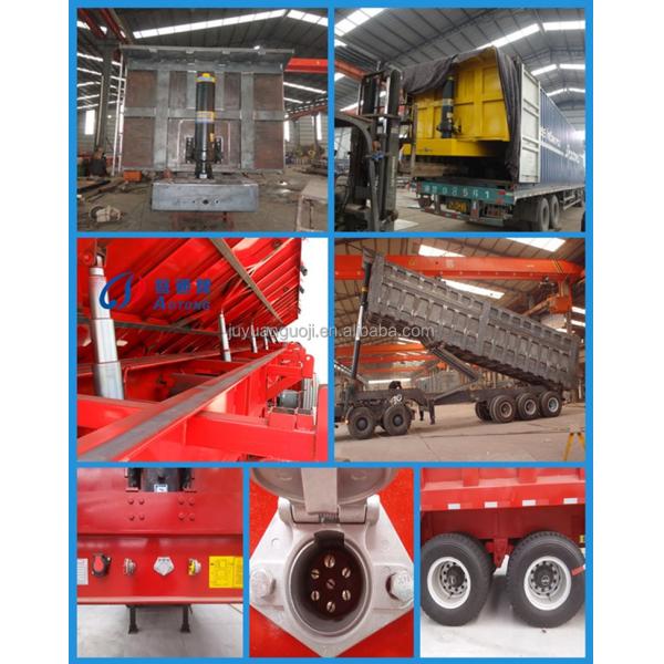 Задние сбросы клинкера наклонитель полуприцеп грузовик боковой сброс грузовик прицеп для вашего бизнеса