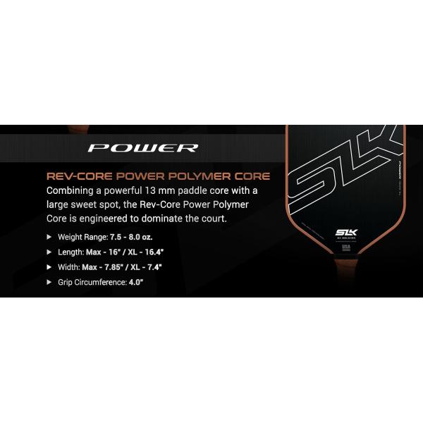 Custom 2024 Selkirk SLK Halo Control Halo Power Raw Carbon Fiber Pickleball Paddle with a Rev-Core Power Polymer Core