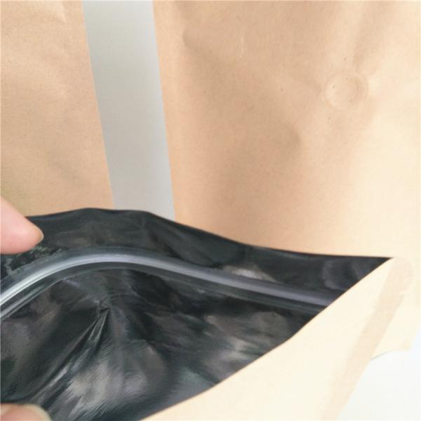 Custom kraft paper coffee tea bag edible food packaging mylar bags