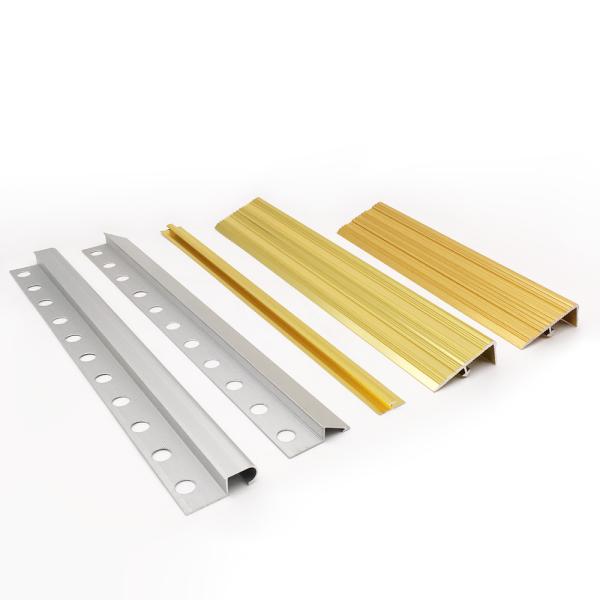 Anodised Aluminum Tile Trim 1mm Thickness Triangle Alu 6063 Material