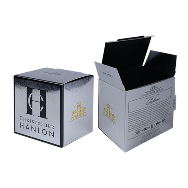 Custom Cream Packaging Cosmetic Boxes Glass Essential Oil Dropper Bottle Paper Box Packaging with Luxury Print