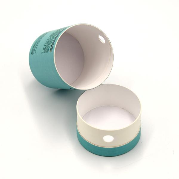 CMKY Cardboard Packaging Cylinders Childproof Embossing Blister Inserted