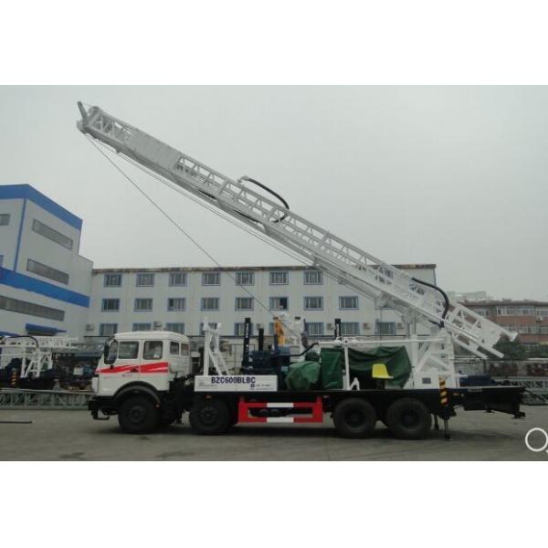 Буровая установка глубины 600m водяной скважины геологохимической установленная тележкой