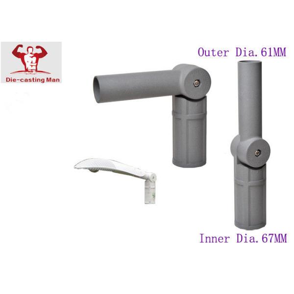 Высокий прочный алюминиевый переставной кронштейн 90° к 180° для Коннект привел уличный свет с фонарным столбом