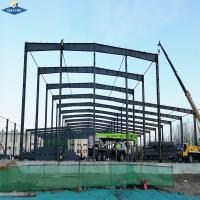 Structure en acier préfabriquée de style industriel personnalisable avec plancher mezzanine