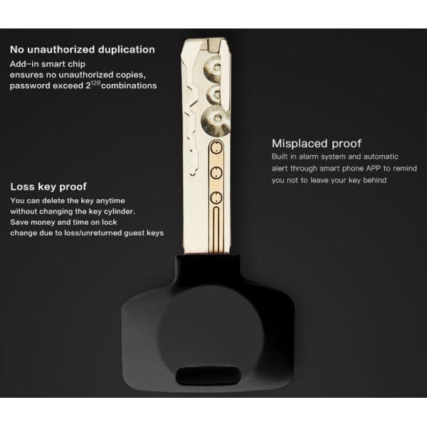 GB16796 DC 4.5V Wi-Fi Bluetooth Smart Lock Core с ключом