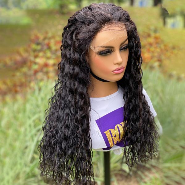 5 By 5 Water Wave HD Lace Closure Wigs 250g-350g weight