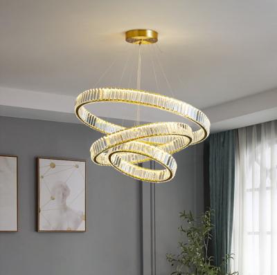 Lâmpadas de pendente personalizadas contemporâneas claras Fonte de luz LED