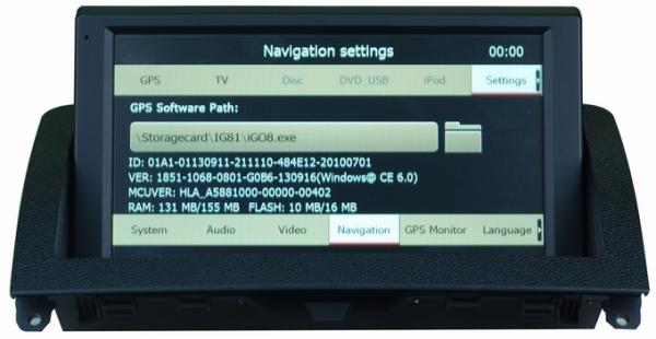 Mercedes Benz C W204 car stereos support auto radio gps system iPod OCB-8810