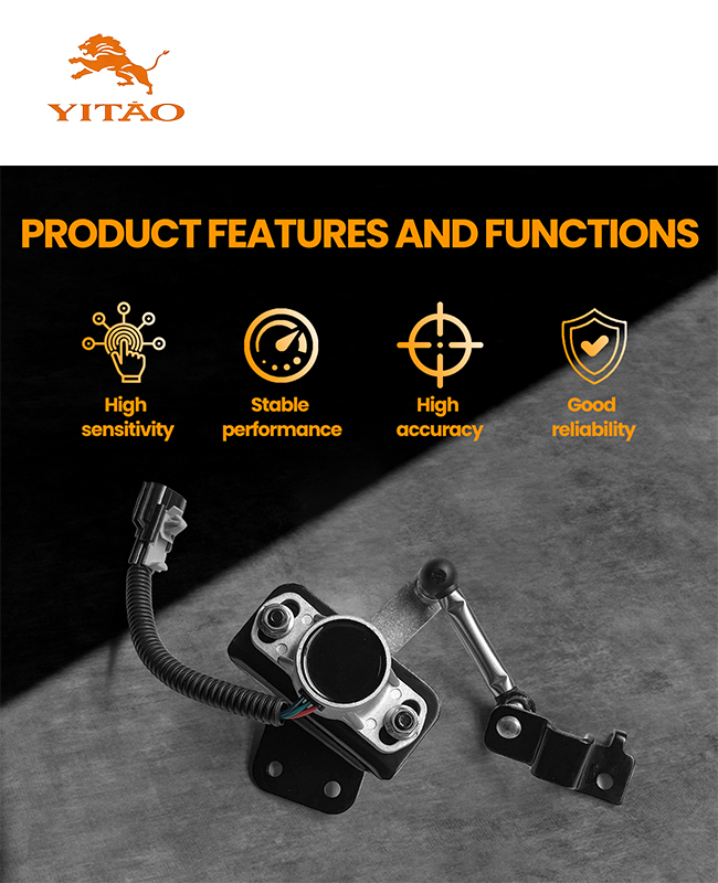 Rear Suspension Ride Height Sensor 53820-7S600 Compatible with Nissan Armada 2004-2015, Infiniti QX56 2004-2010