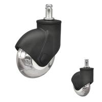 Poignée décorative Ring Stem Chair Caster Wheels de roulettes de meubles de roue claire d'unité centrale de WBD 75x23mm