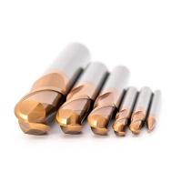 TiAlN revestido de 45-60°, cortador de carburo de tungstênio com 3-4 flautas