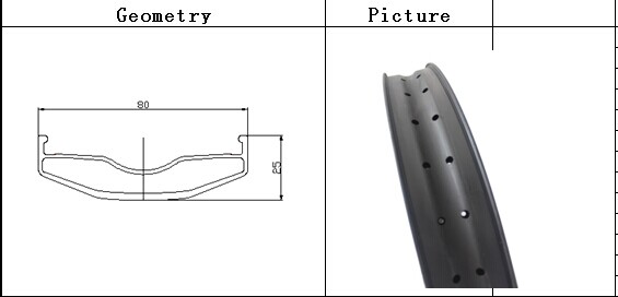 Full Carbon fat bike wheels 80mm width Sand bike wheels clincher rims 26er for snow wheel