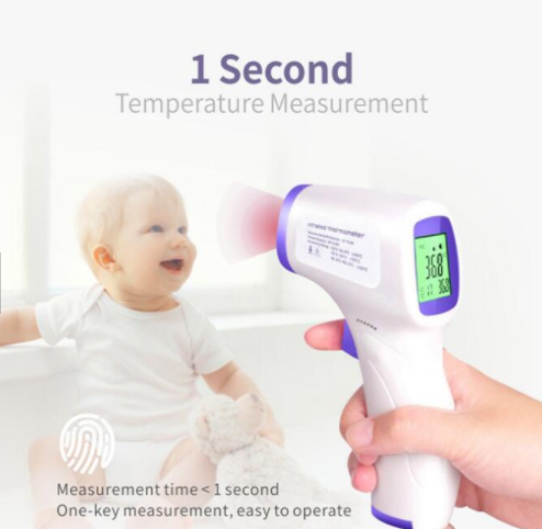 Medical Forehead And Ear Thermometer No Contact Baby Thermometer CE FDA