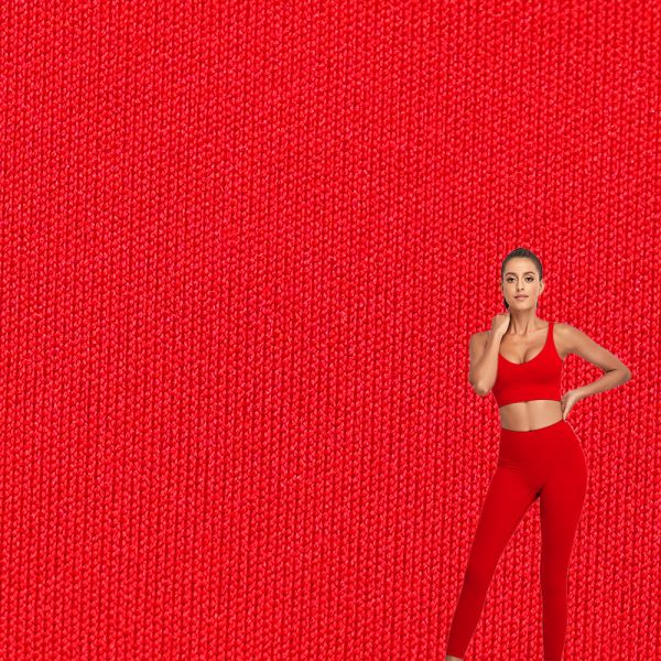 High Quality 100% Polyester Elastic Yoga Clothing Fabric Comfortable and Skin-Friendly