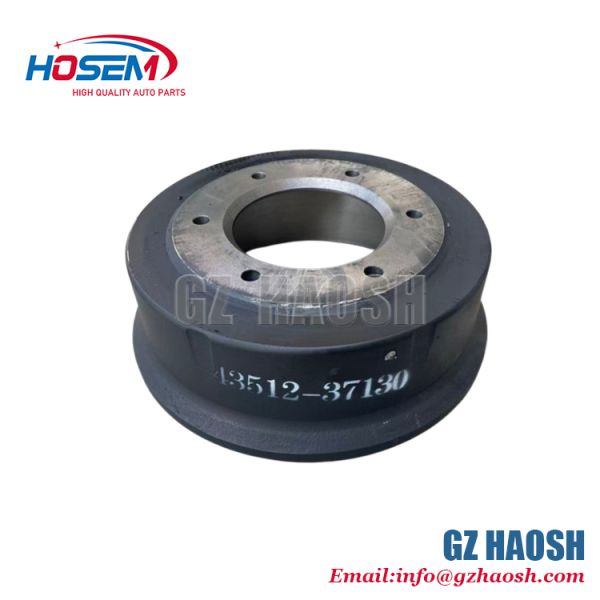 Auto Brake Parts 43512-37130 Brake Drum For Hino Truck Wholesale Sale