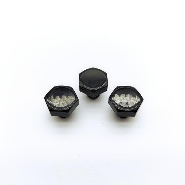 M8 Hex Head Wheel Bolts 13mm Black Stainless Steel Pack of 1000