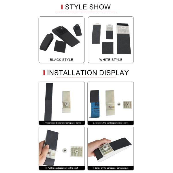 sander Jewelry Accessories Tools 4 Piece Metal Sanding Block