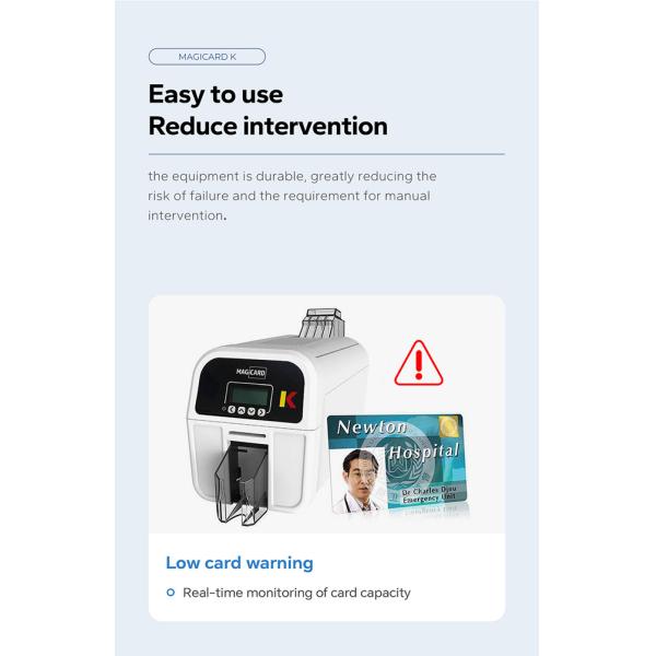 Бренд Гарантийный принтер Карты Идентификации Карта Печатная машина 4,75 кг / 10,47 фунтов Вес