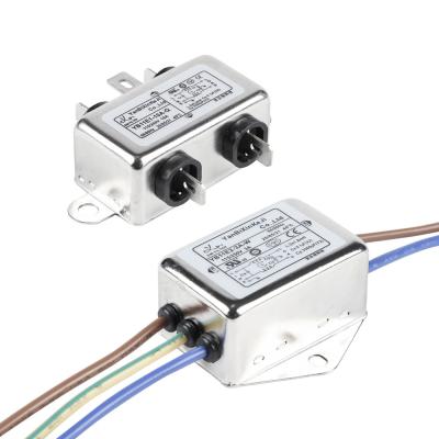 Fase de uso geral 3A 10A de fase monofásica de filtro de ruído da linha elétrica do IEM única